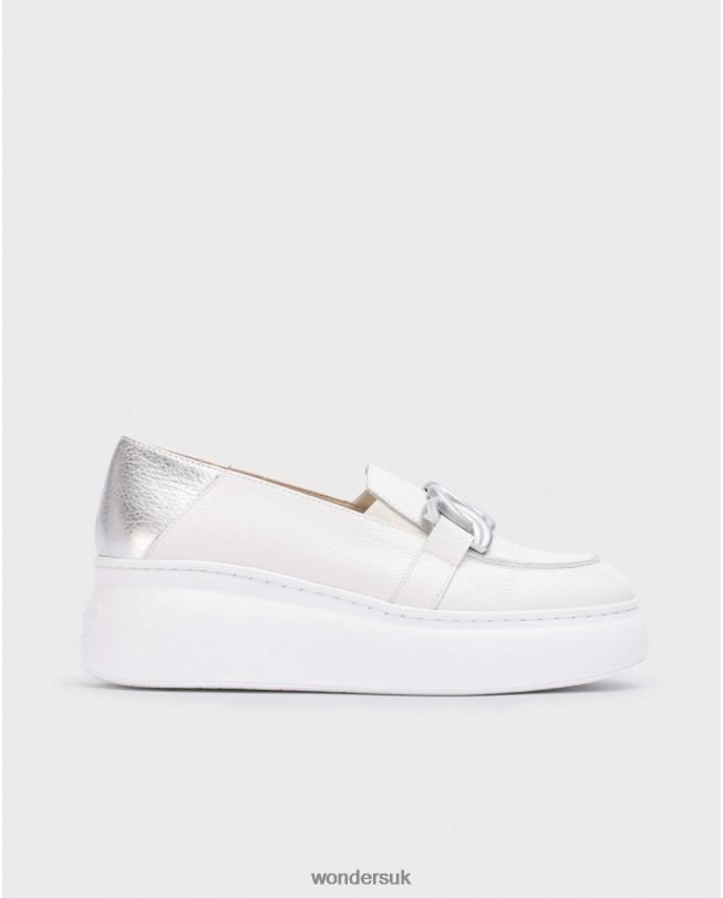 Footwear VZ2PD270 Women Wonders Off/Plata Silver Begin Moccasin