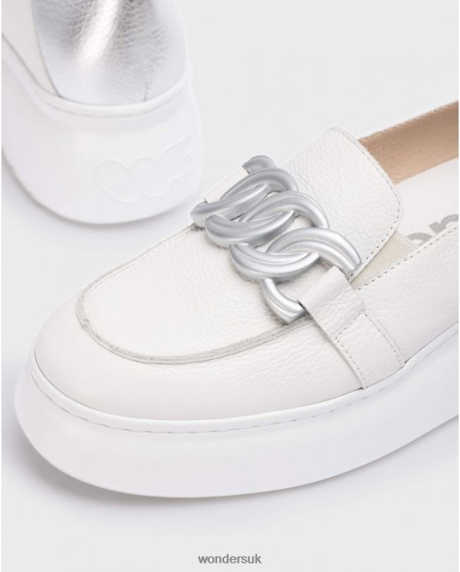 Footwear VZ2PD270 Women Wonders Off/Plata Silver Begin Moccasin