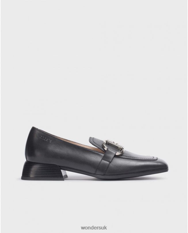 Footwear VZ2PD276 Women Wonders Negro Black Perri Moccasin