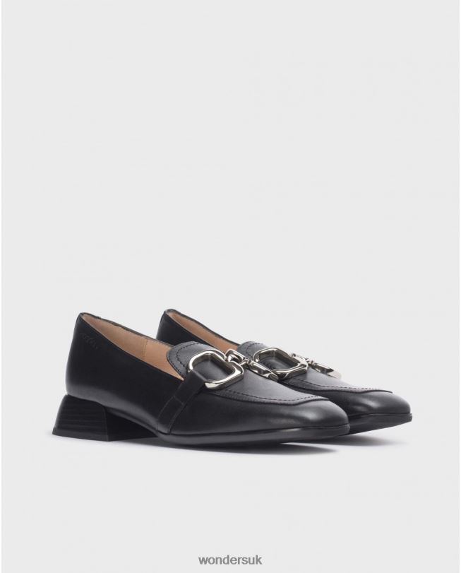 Footwear VZ2PD276 Women Wonders Negro Black Perri Moccasin