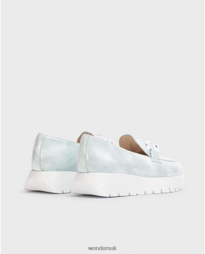 Footwear VZ2PD297 Women Wonders Aloe Blue Rose Moccasin