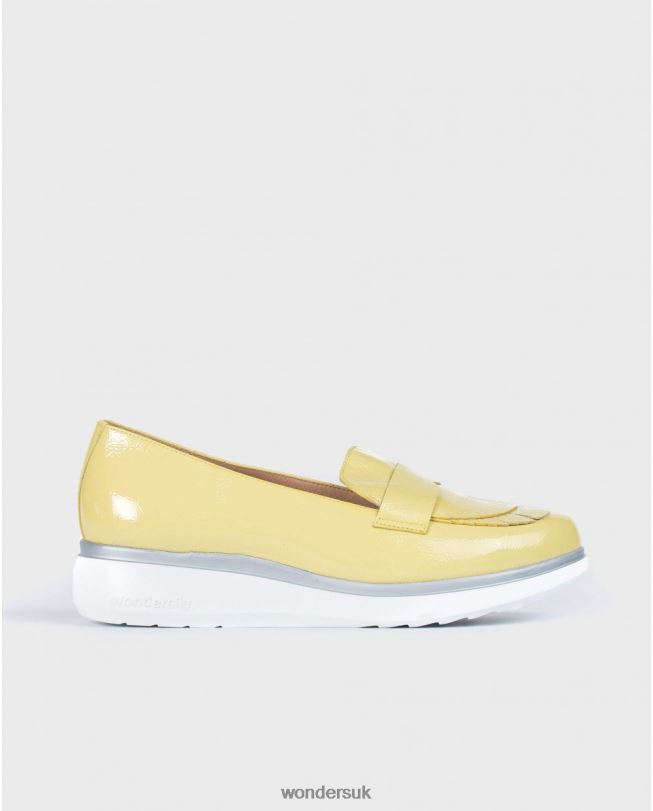 Footwear VZ2PD423 Women Wonders Sunny Patent Leather Moccasins With Fringe Detail