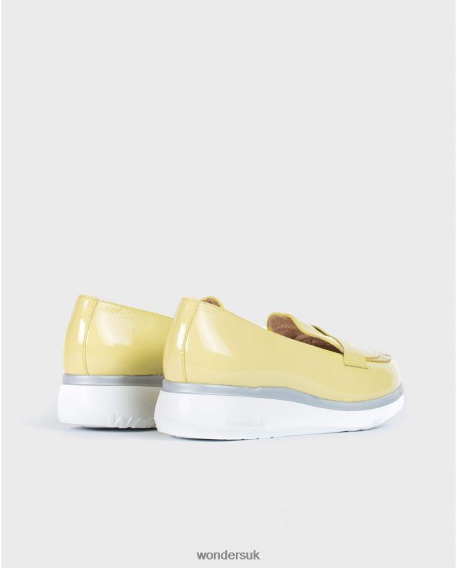 Footwear VZ2PD423 Women Wonders Sunny Patent Leather Moccasins With Fringe Detail