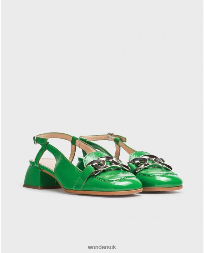 Footwear VZ2PD101 Women Wonders Jade Green Maxine Sandal