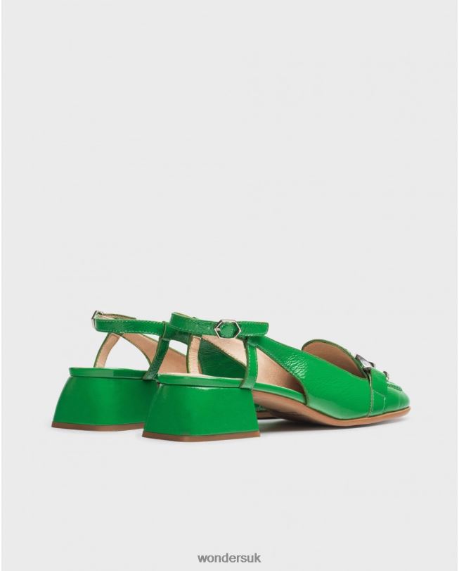 Footwear VZ2PD101 Women Wonders Jade Green Maxine Sandal