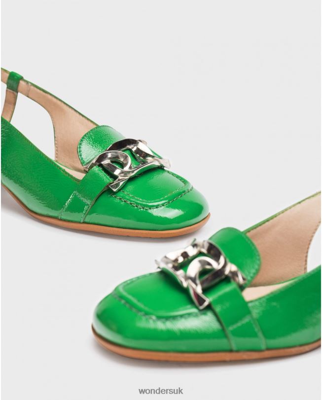 Footwear VZ2PD101 Women Wonders Jade Green Maxine Sandal