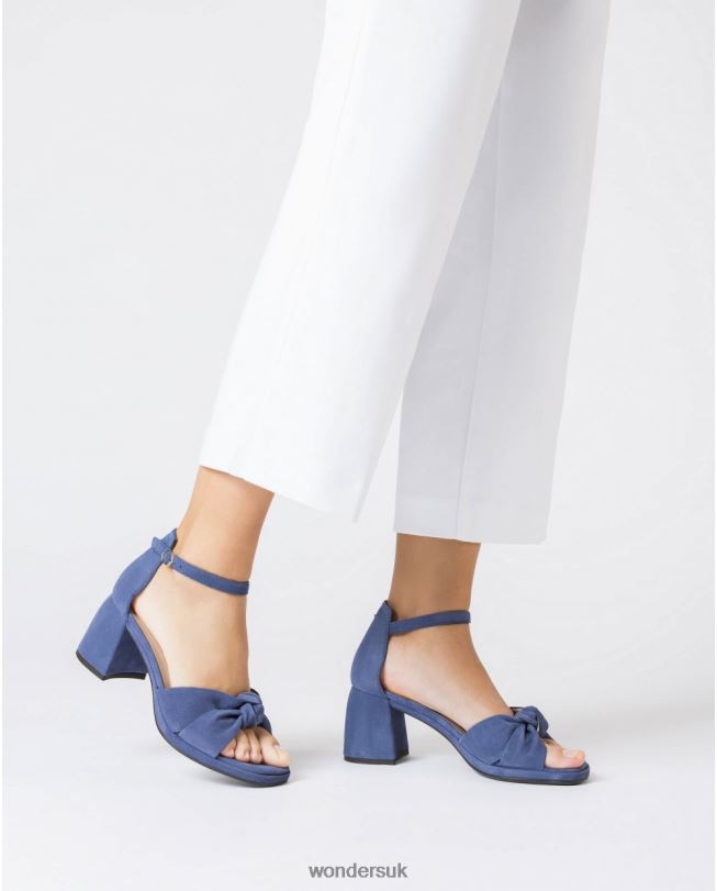 Footwear VZ2PD109 Women Wonders Baltic Navy Blue Cali Sandal