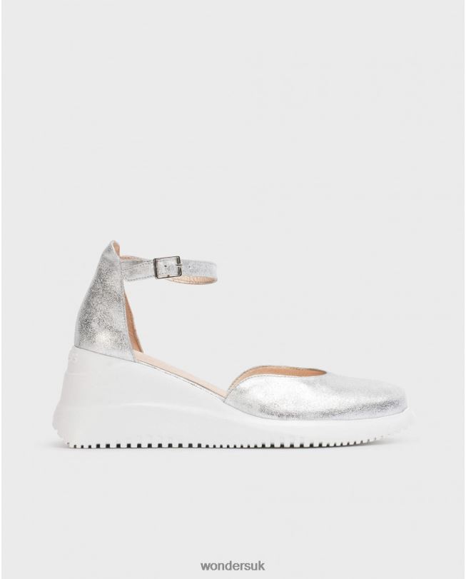 Footwear VZ2PD10 Women Wonders Plata Silver Fenix Sandal