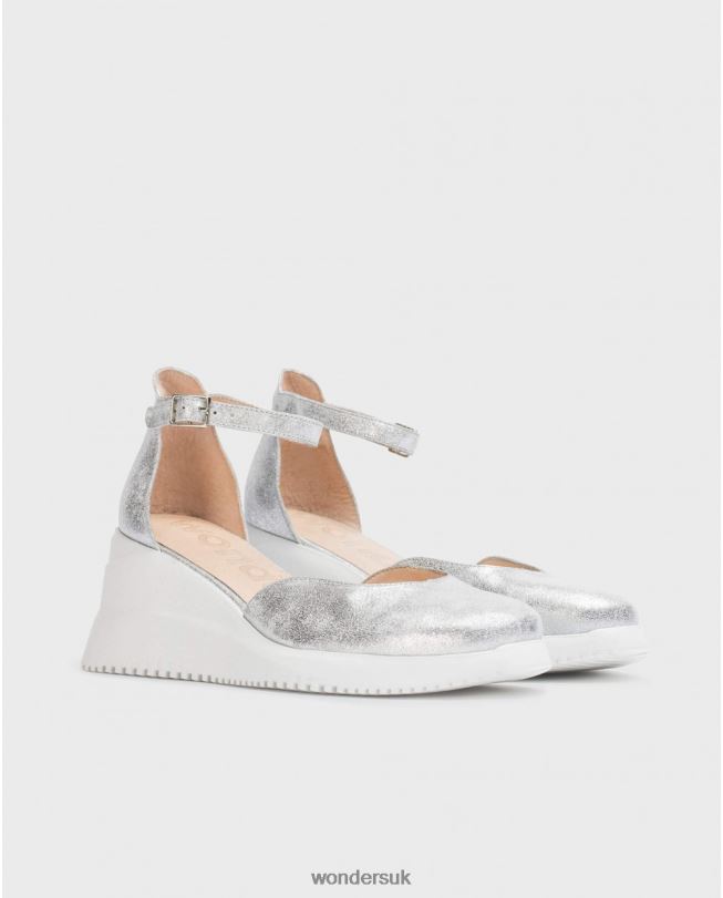 Footwear VZ2PD10 Women Wonders Plata Silver Fenix Sandal