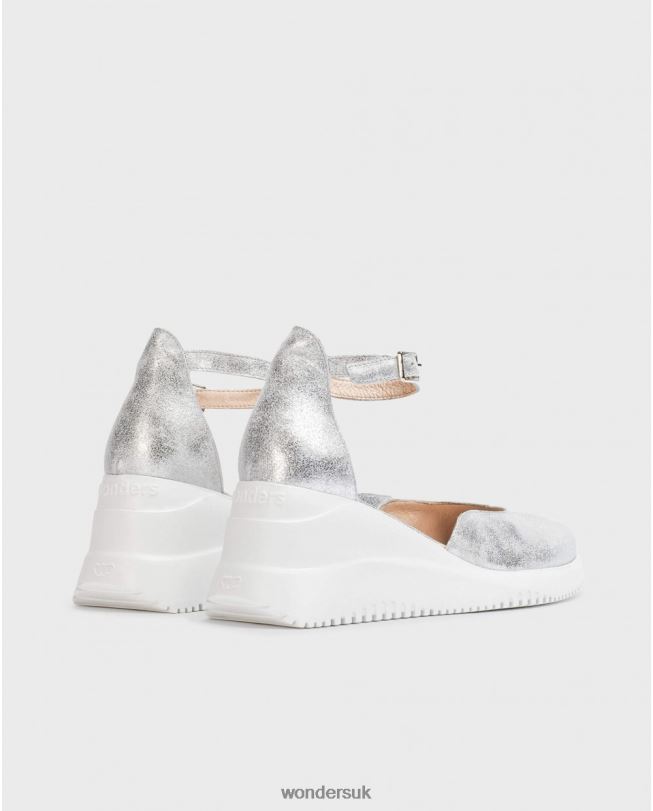 Footwear VZ2PD10 Women Wonders Plata Silver Fenix Sandal