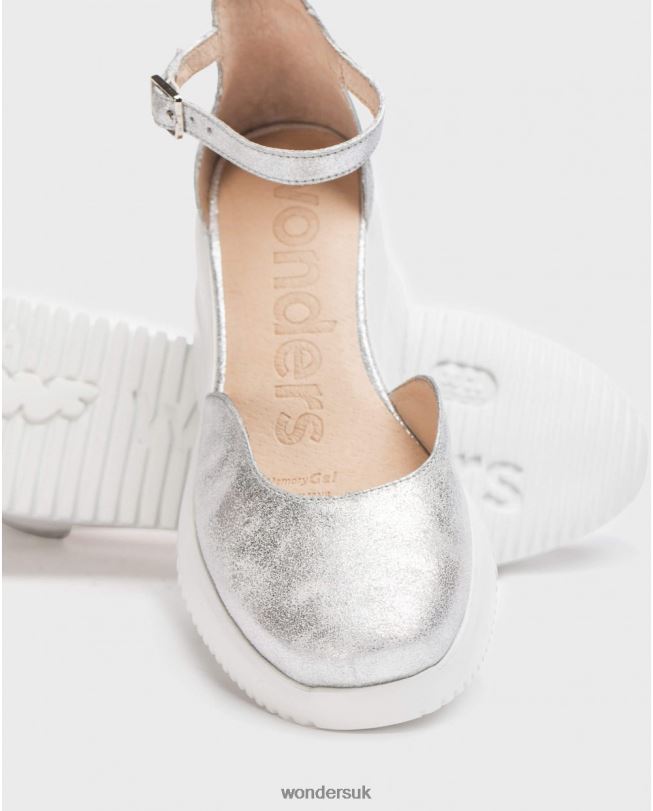 Footwear VZ2PD10 Women Wonders Plata Silver Fenix Sandal