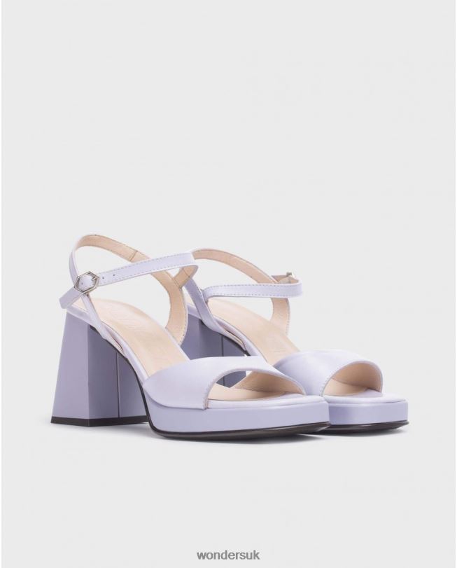 Footwear VZ2PD111 Women Wonders Lavender Black Lexi Sandal