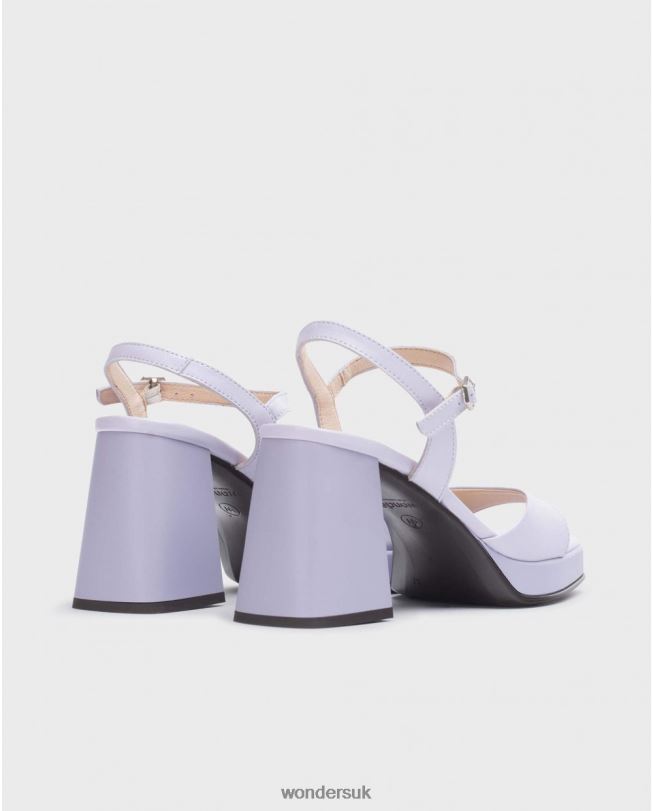 Footwear VZ2PD111 Women Wonders Lavender Black Lexi Sandal