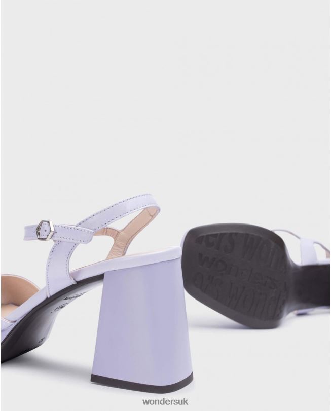 Footwear VZ2PD111 Women Wonders Lavender Black Lexi Sandal