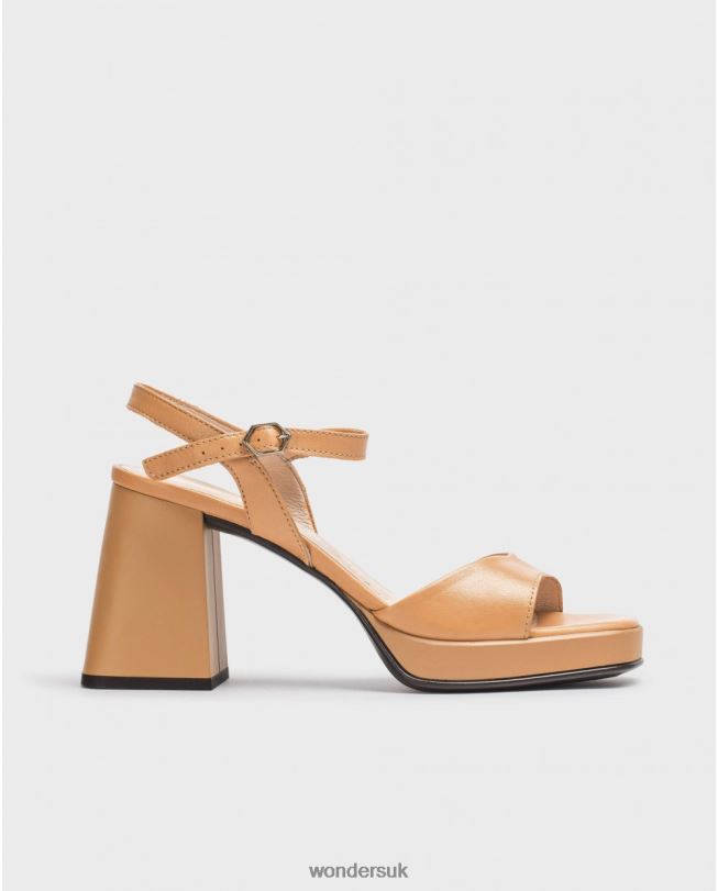 Footwear VZ2PD112 Women Wonders Sand Brown Beatle Sandal