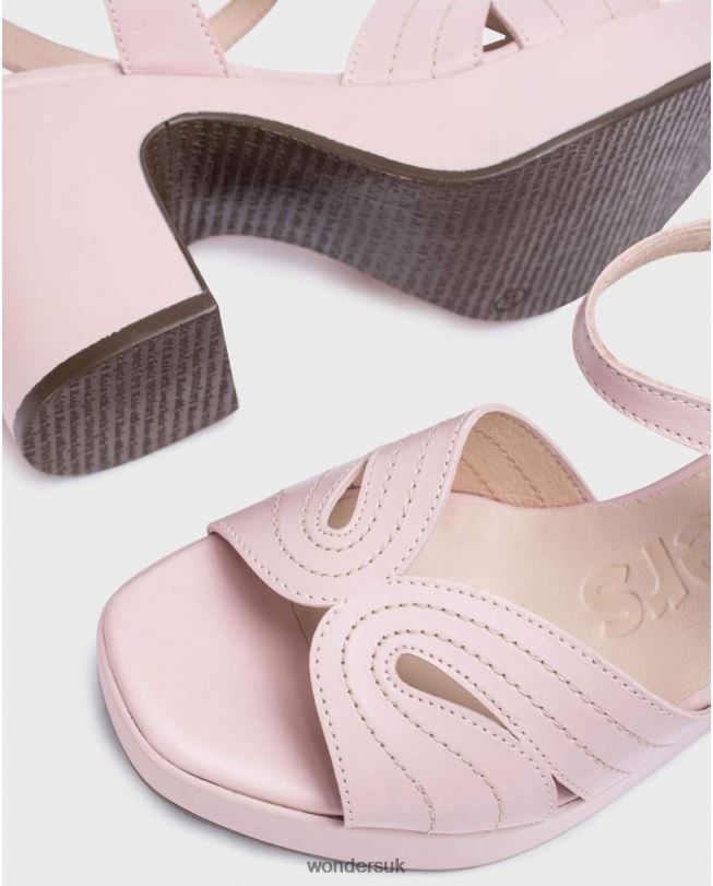 Footwear VZ2PD118 Women Wonders Rosa Black Lexi Sandal