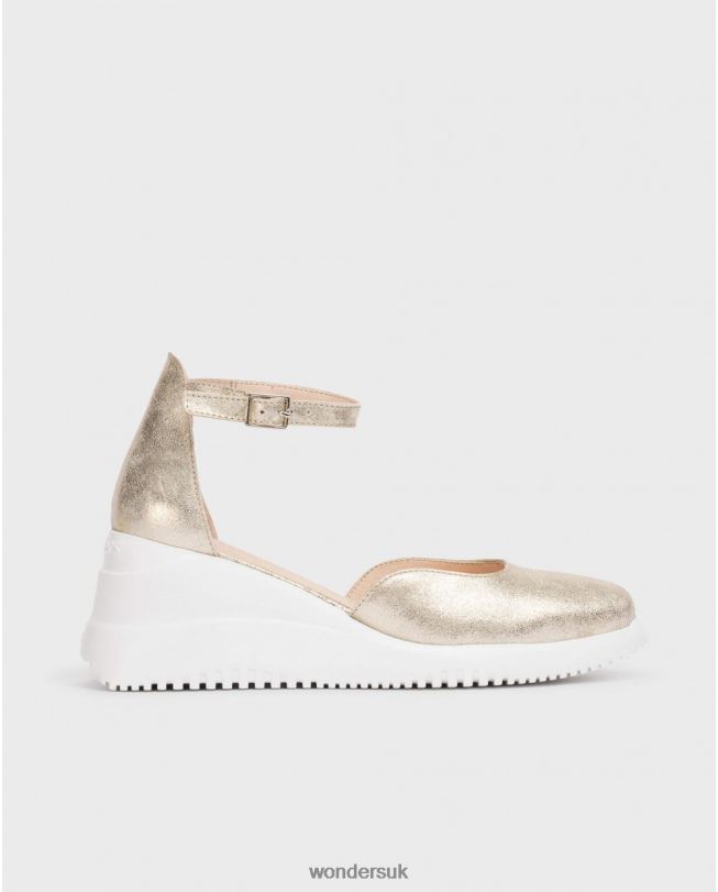 Footwear VZ2PD11 Women Wonders Platino Gold Fenix Sandal