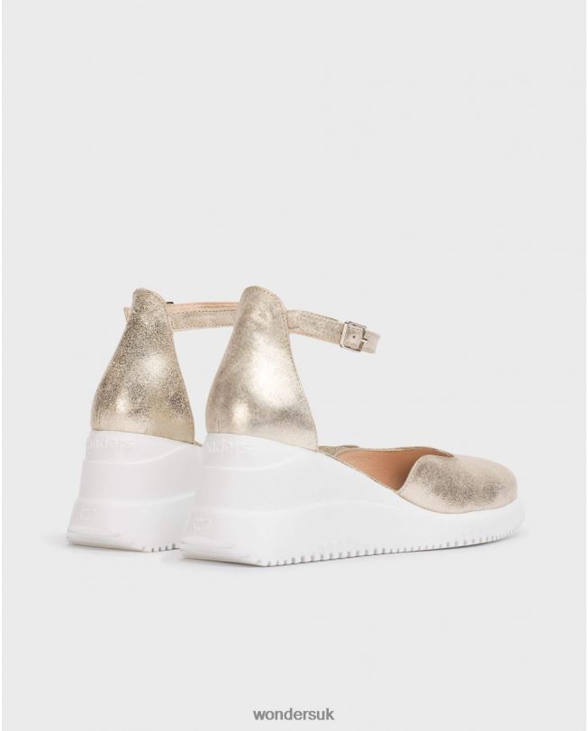 Footwear VZ2PD11 Women Wonders Platino Gold Fenix Sandal