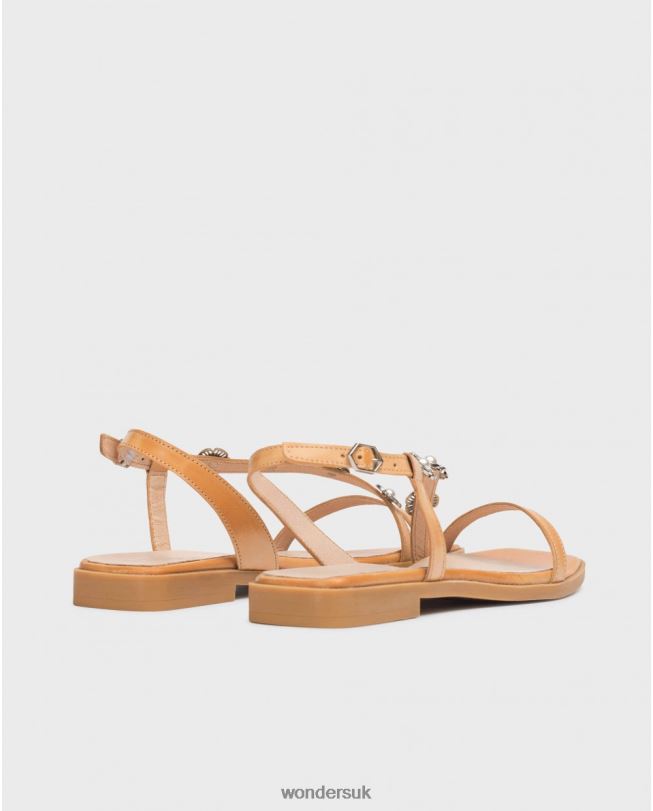 Footwear VZ2PD123 Women Wonders Sand Brown Simona Sandal