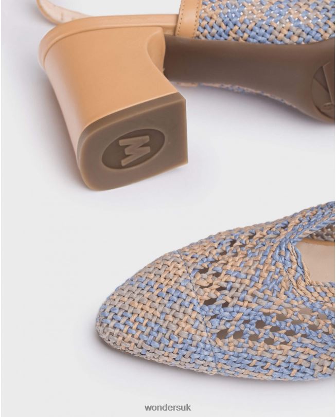 Footwear VZ2PD143 Women Wonders Blue/Sand Black Lexi Shoe