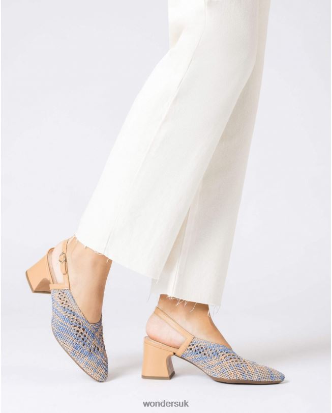 Footwear VZ2PD143 Women Wonders Blue/Sand Black Lexi Shoe