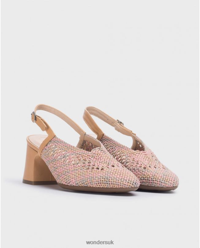 Footwear VZ2PD145 Women Wonders Rosa/Sand Black Lexi Shoe