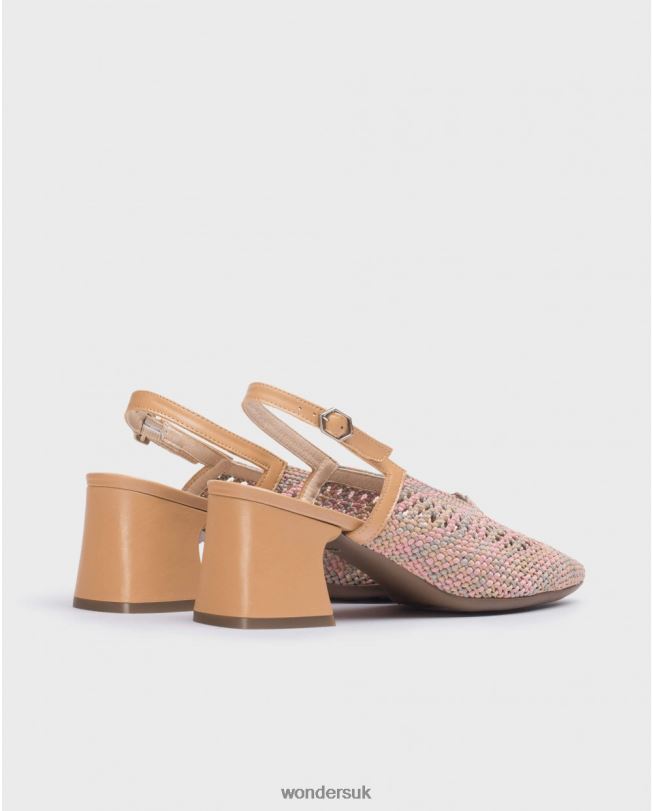 Footwear VZ2PD145 Women Wonders Rosa/Sand Black Lexi Shoe
