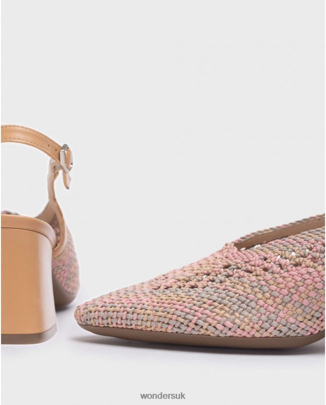 Footwear VZ2PD145 Women Wonders Rosa/Sand Black Lexi Shoe