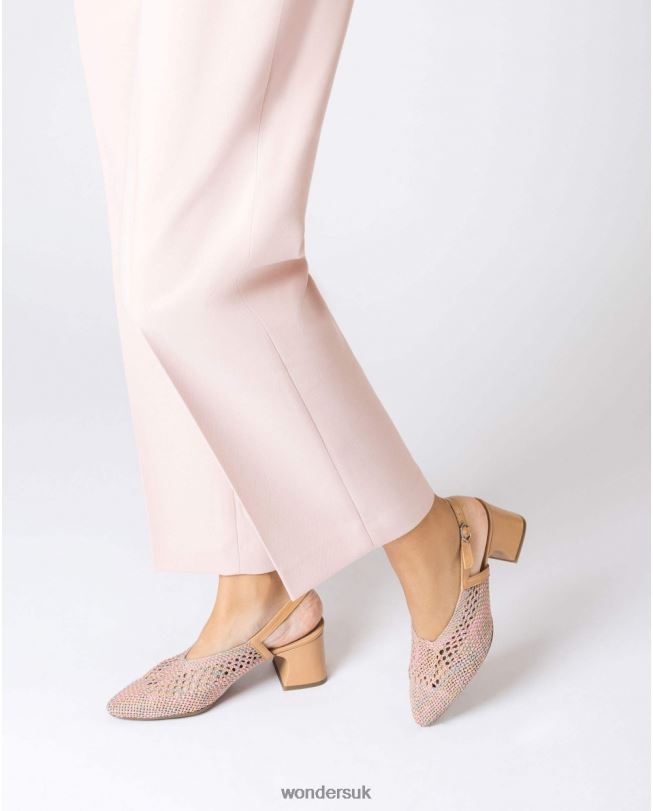 Footwear VZ2PD145 Women Wonders Rosa/Sand Black Lexi Shoe