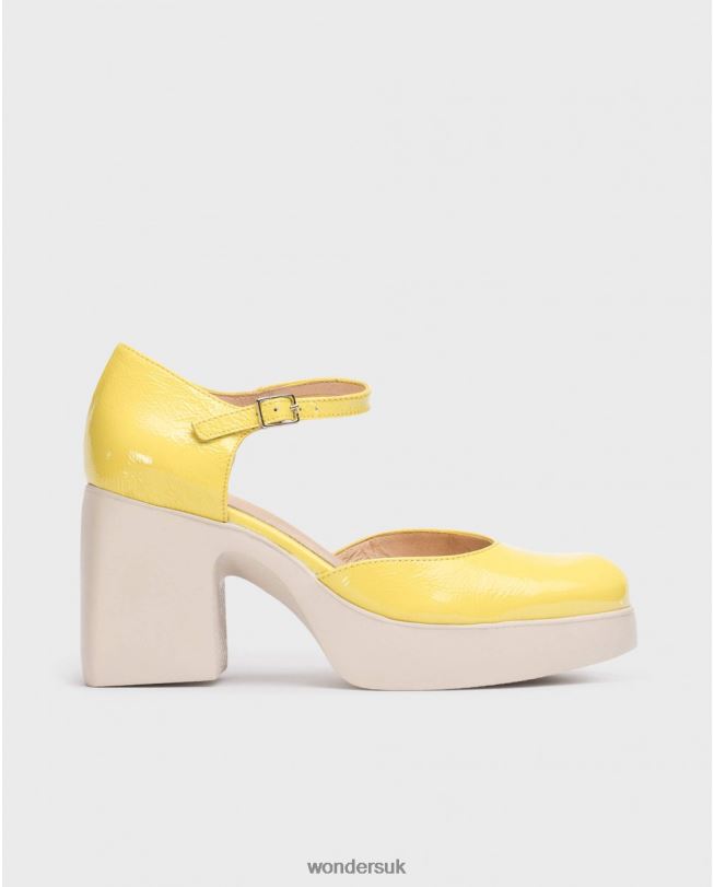 Footwear VZ2PD148 Women Wonders Lima Yellow Lala Mary Jane
