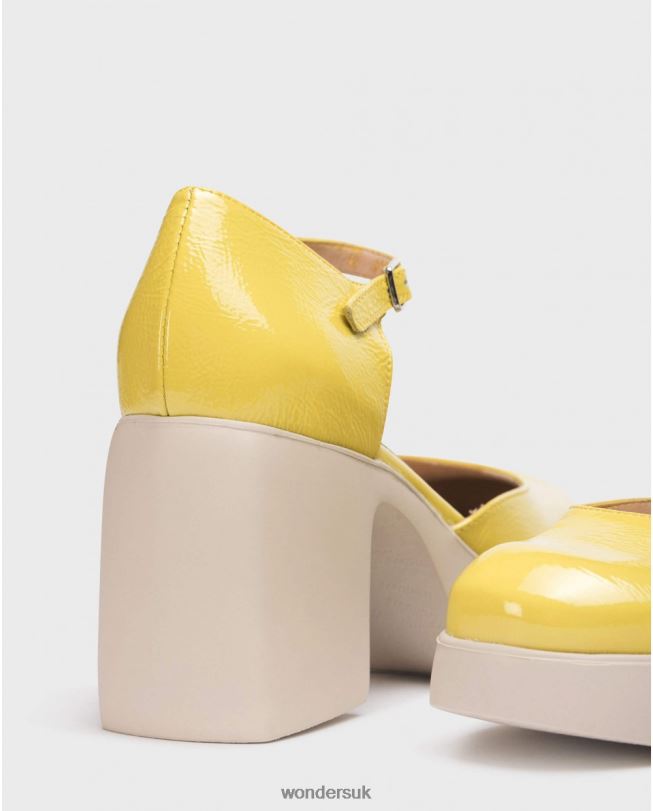 Footwear VZ2PD148 Women Wonders Lima Yellow Lala Mary Jane