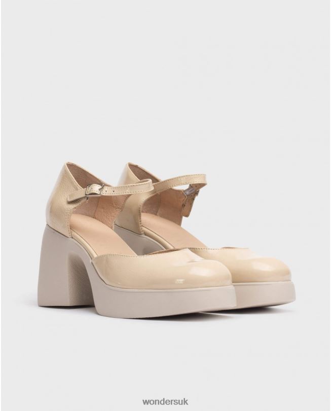 Footwear VZ2PD149 Women Wonders Natural Beige Lala Mary Jane
