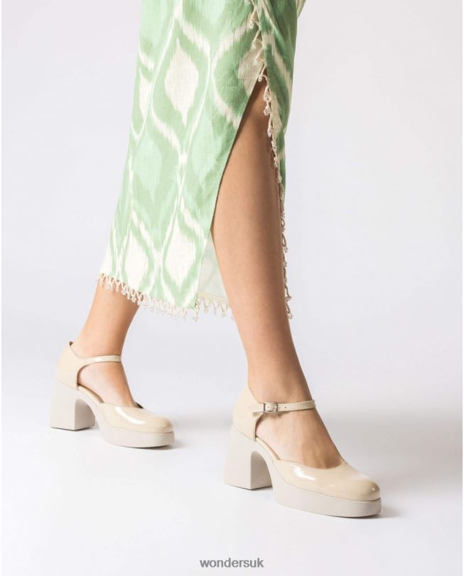 Footwear VZ2PD149 Women Wonders Natural Beige Lala Mary Jane
