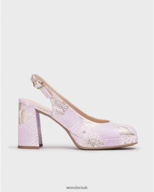 Footwear VZ2PD14 Women Wonders Lavender Black Lexi Shoe