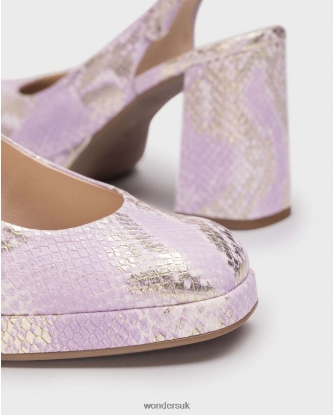 Footwear VZ2PD14 Women Wonders Lavender Black Lexi Shoe