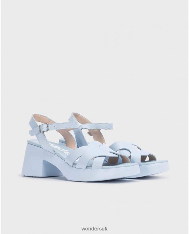 Footwear VZ2PD162 Women Wonders Blue Georgina Sandal