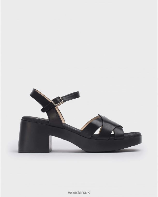 Footwear VZ2PD163 Women Wonders Negro Black Georgina Sandal