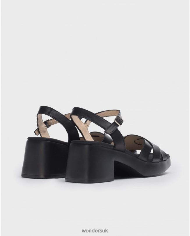 Footwear VZ2PD163 Women Wonders Negro Black Georgina Sandal
