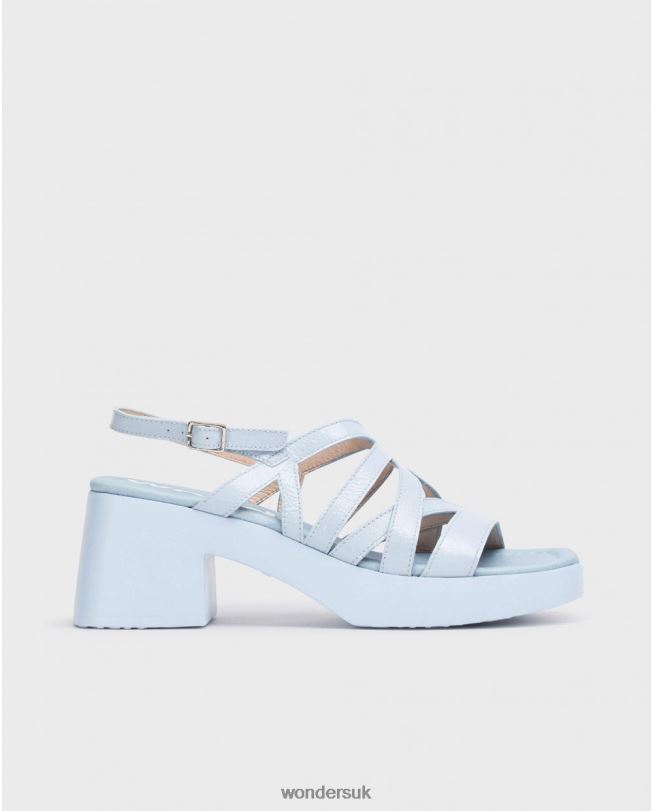Footwear VZ2PD165 Women Wonders Blue Loreto Sandal