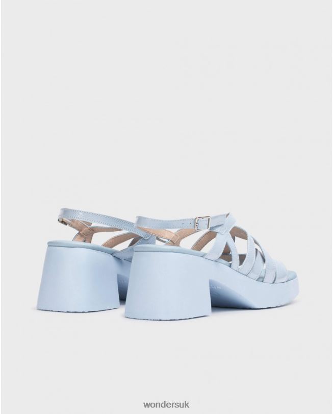 Footwear VZ2PD165 Women Wonders Blue Loreto Sandal