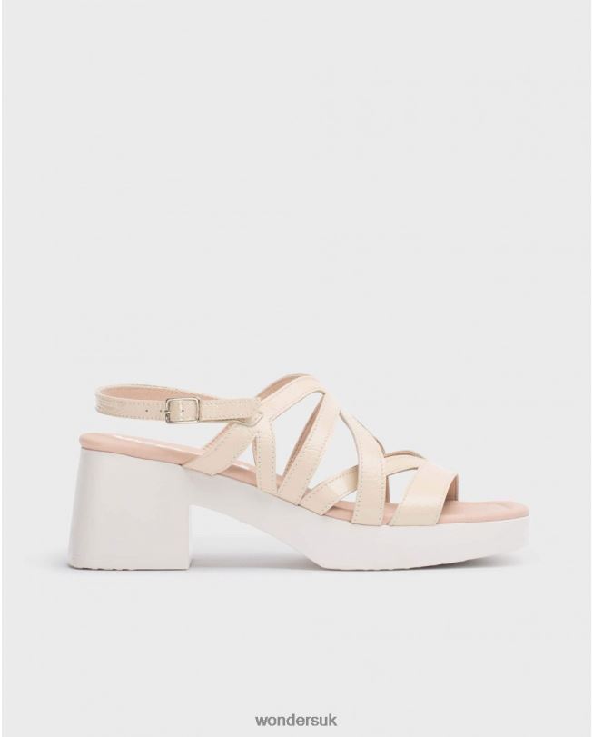 Footwear VZ2PD166 Women Wonders Natural Beige Loreto Sandal
