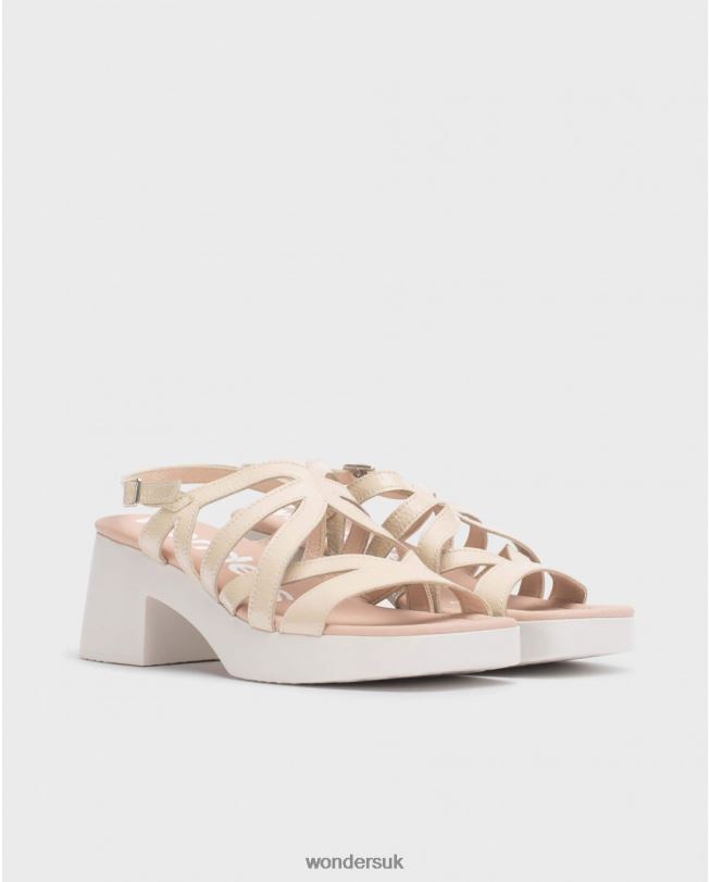 Footwear VZ2PD166 Women Wonders Natural Beige Loreto Sandal