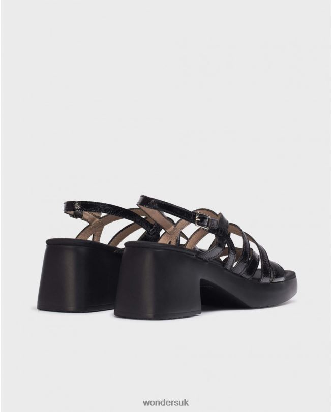 Footwear VZ2PD167 Women Wonders Negro Black Loreto Sandal