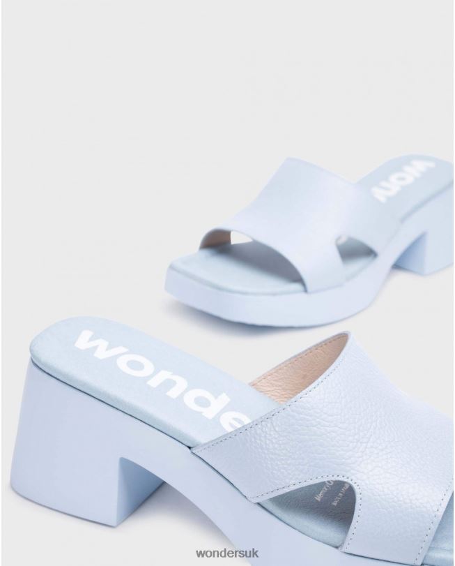 Footwear VZ2PD168 Women Wonders Blue Motel Sandal