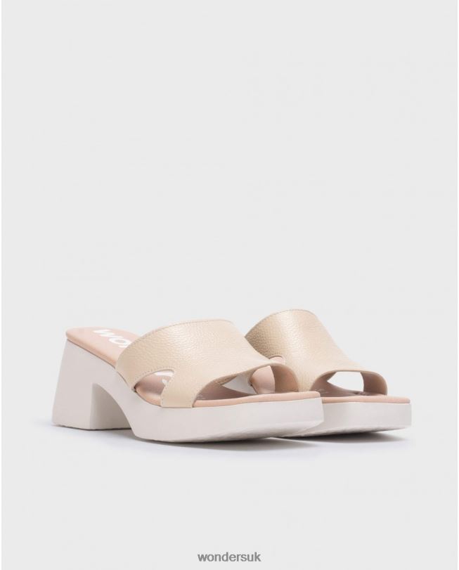 Footwear VZ2PD169 Women Wonders Natural Beige Motel Sandal