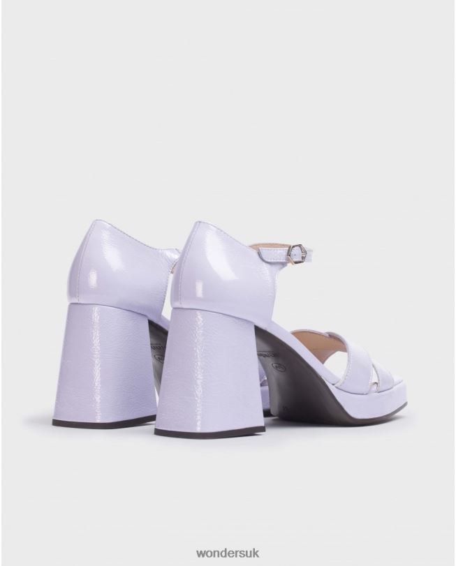 Footwear VZ2PD16 Women Wonders Lavender Black Julia Sandal