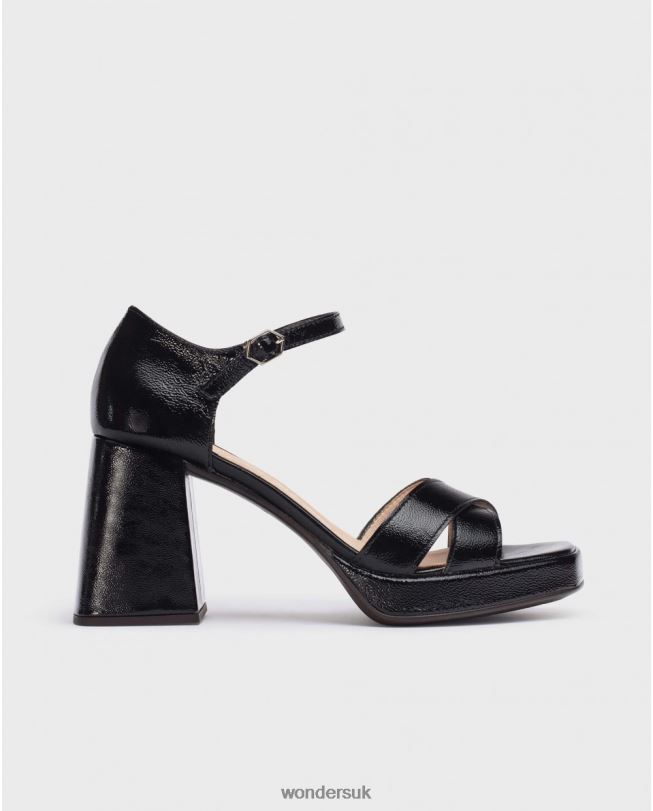 Footwear VZ2PD17 Women Wonders Negro Black Julia Sandal