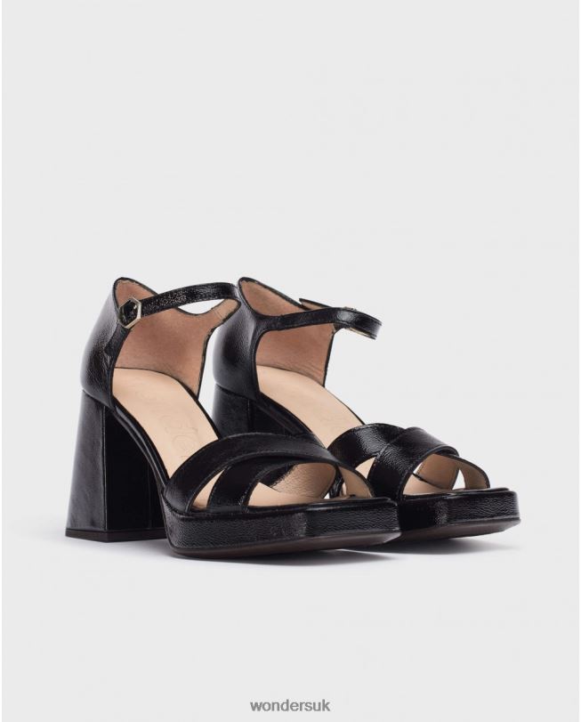 Footwear VZ2PD17 Women Wonders Negro Black Julia Sandal