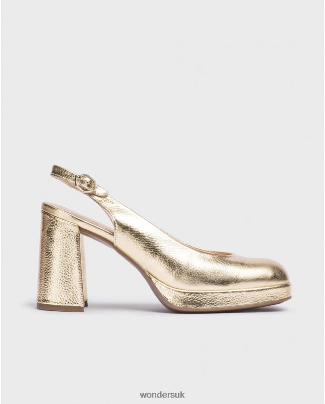 Footwear VZ2PD193 Women Wonders Gold Metalic Lexi Shoe