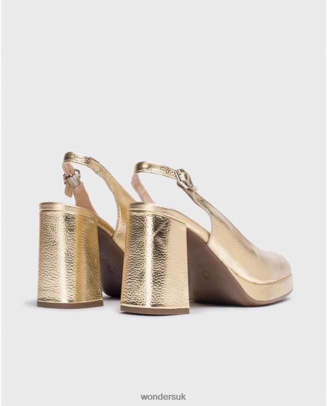 Footwear VZ2PD193 Women Wonders Gold Metalic Lexi Shoe
